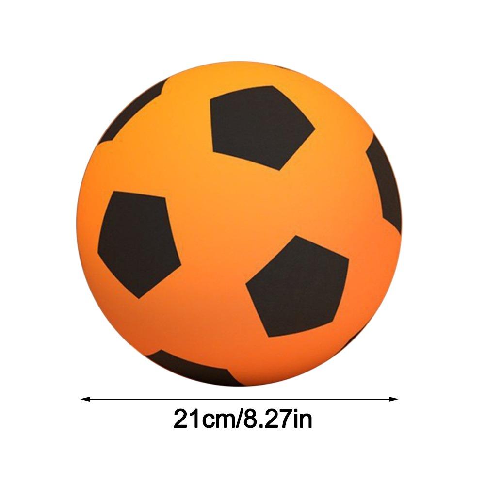 High-Elastic Silent Football Easy To Grip Lightweight Low Noise Foam Soccer Ball 18/21/24CM Low Noise Indoor Training Ball