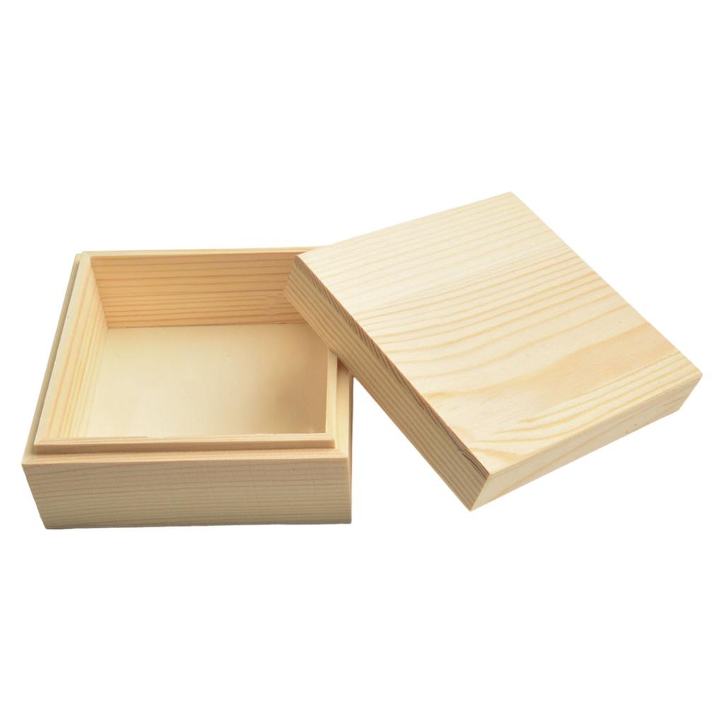 Paint Jewelry Collection Box Storage Box Wooden Box Personalizing Pine No