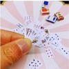 Mini Poker Travel Party Spoof Gift Toys Fun Cute Prank Props Card Cartoon Creative Collection Children Adult Easy Kawaii Puzzle