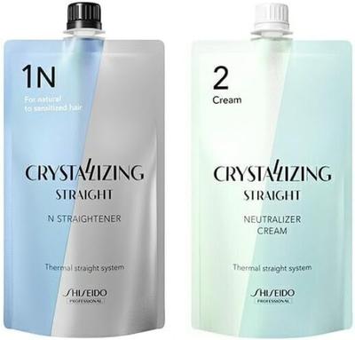 Shiseido Crystallizing Straight N Oplossing 1 Oplossing 400g & 2, elk…