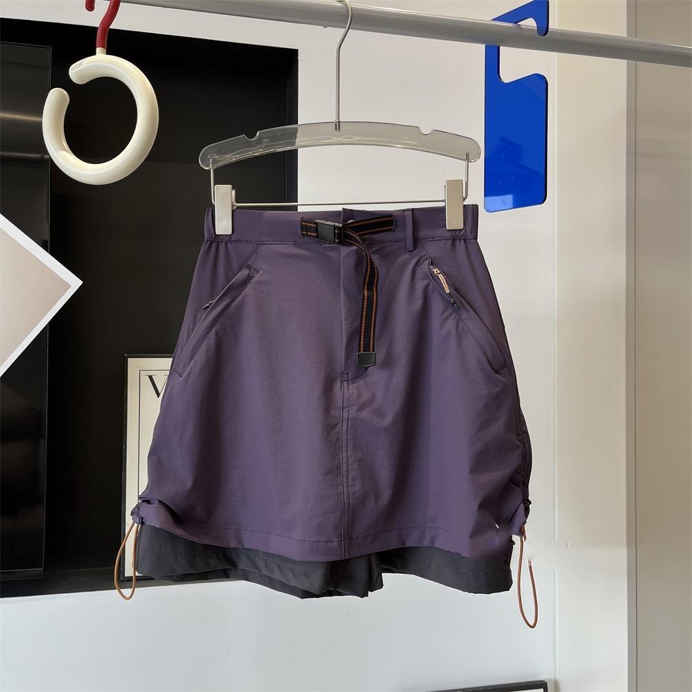 Women's Summer Outdoor Skirt with Drawstring, Anti-Exposure, Water-Resistant, Quick-Dry, A-Line Shorts Design, Workwear-Style Skirt