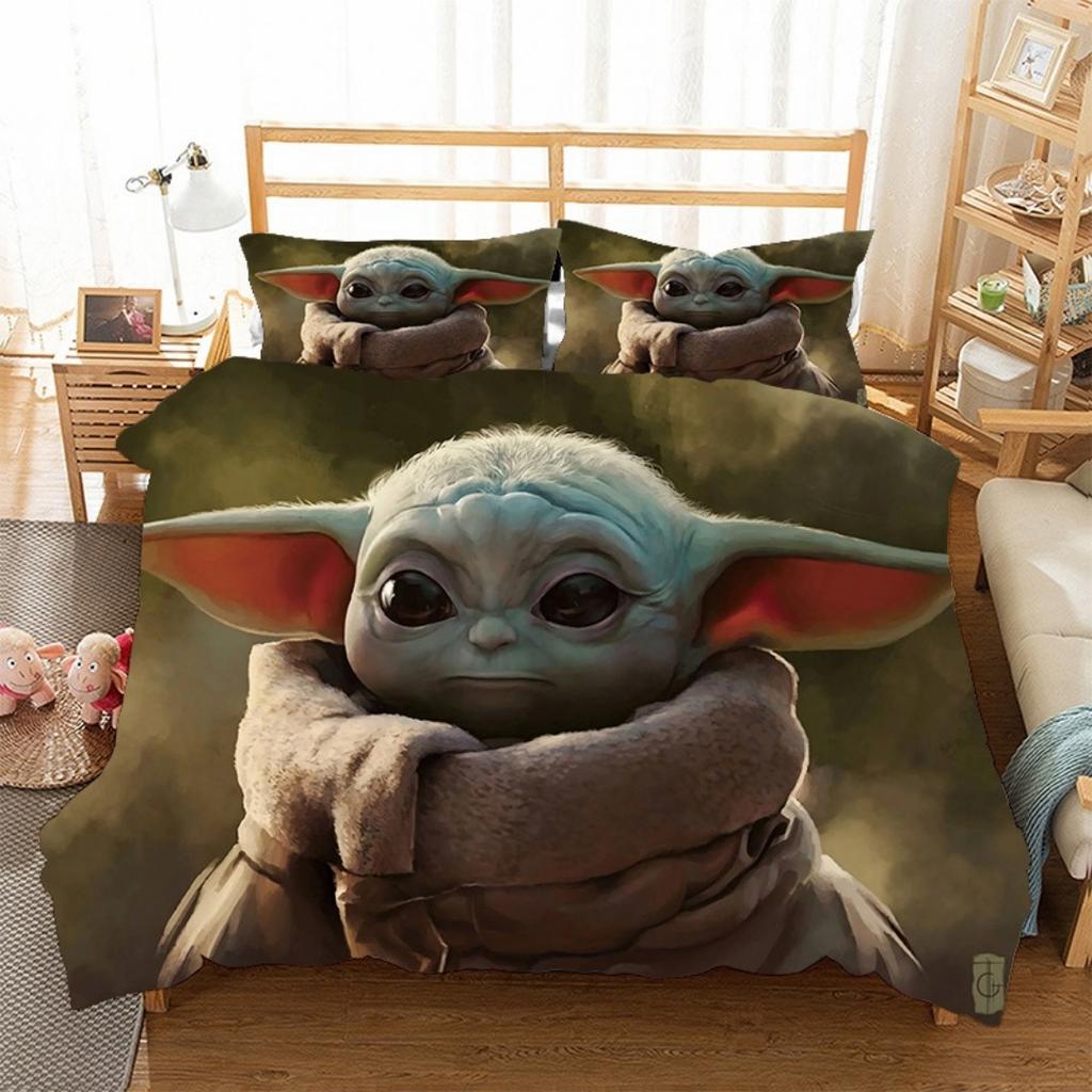 Hot Sale Stars Wars Bedding Sets Children's Birthday Gift with Zip Room Decor Teenagers adulte Microfibre 2-3Piece Duvet Cover