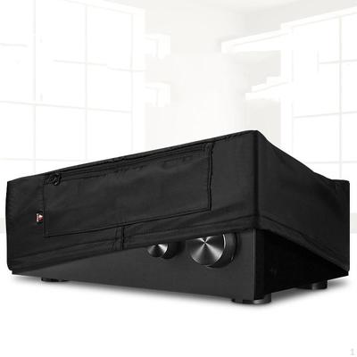 Surround Sound Receiver Cover Protective Case Dustproof with Front Pocket Anti-scratch Protector