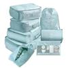 8PCS Clothes Storage Bag Foldable Storage Bag Portable Travel Management Luggage Portable Luggage Multipurpose Home Supplies