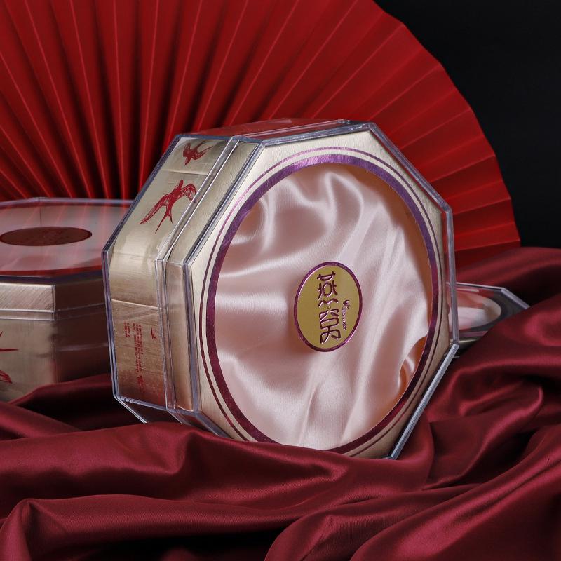 Champagne Gold Octagonal Acrylic Bird's Nest Gift Box with High-Definition Traceable Source Inner Box