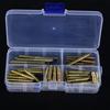 80pcs M5 Dowel Screw Woodworking Furniture Connector Double Ended Screw Hanger Bolt