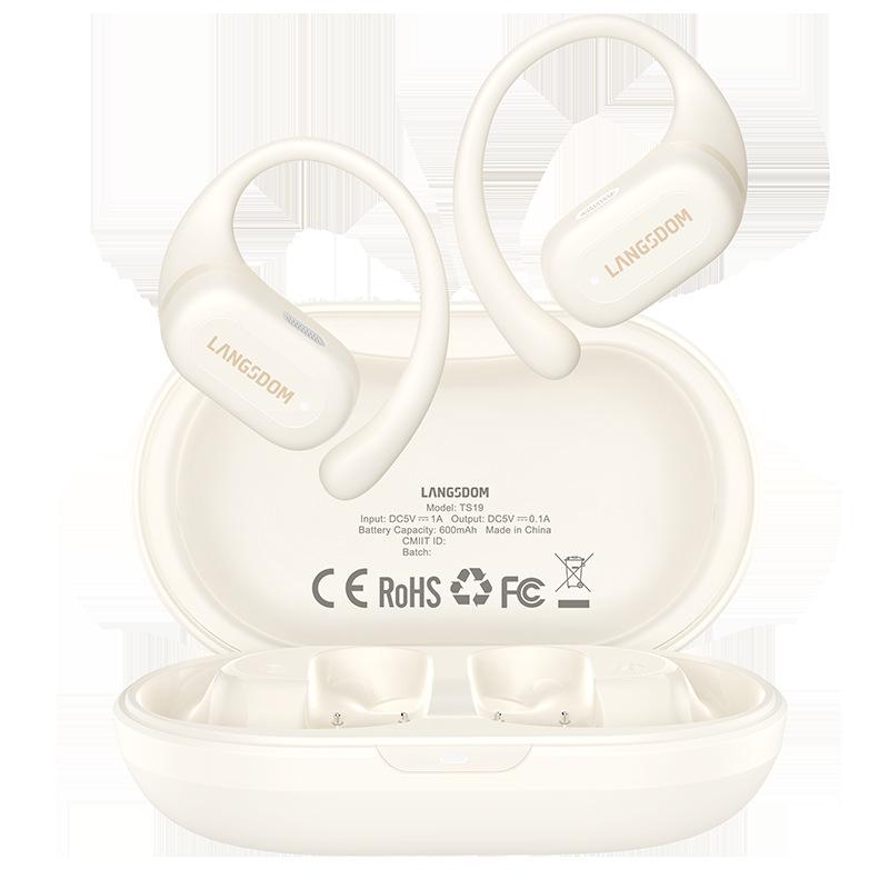 

Langsdom TS19 Bluetooth Bone Conduction Over-Ear Earphones for Calls