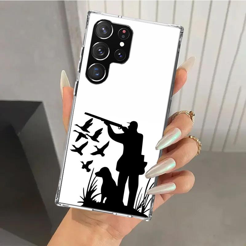 Hunting Fishing Man Phone Case for Samsung Galaxy A17 A16 A26 A36 A56 A15 A25 A35 A55 A14 A24 A34 A54 A13 A23 A33 A53 A05S A04S