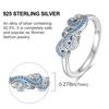 Cocktail Finger Ring Zircon Pave Purple Bridal Sets Setting Rings For Women Wedding Engagement Jewelry 