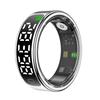 New Model R13 Waterproof Smart Ring - Heart Rate/Blood Oxygen/Sleep/Sports Step Counting, Bluetooth Photo Taking with Crystal Compartment