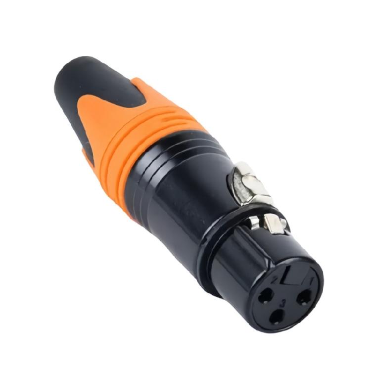 Heavy Type XLR Male Female Connector Zincs Alloys XLR Cable Connector For Stable And Secure Audios Connection
