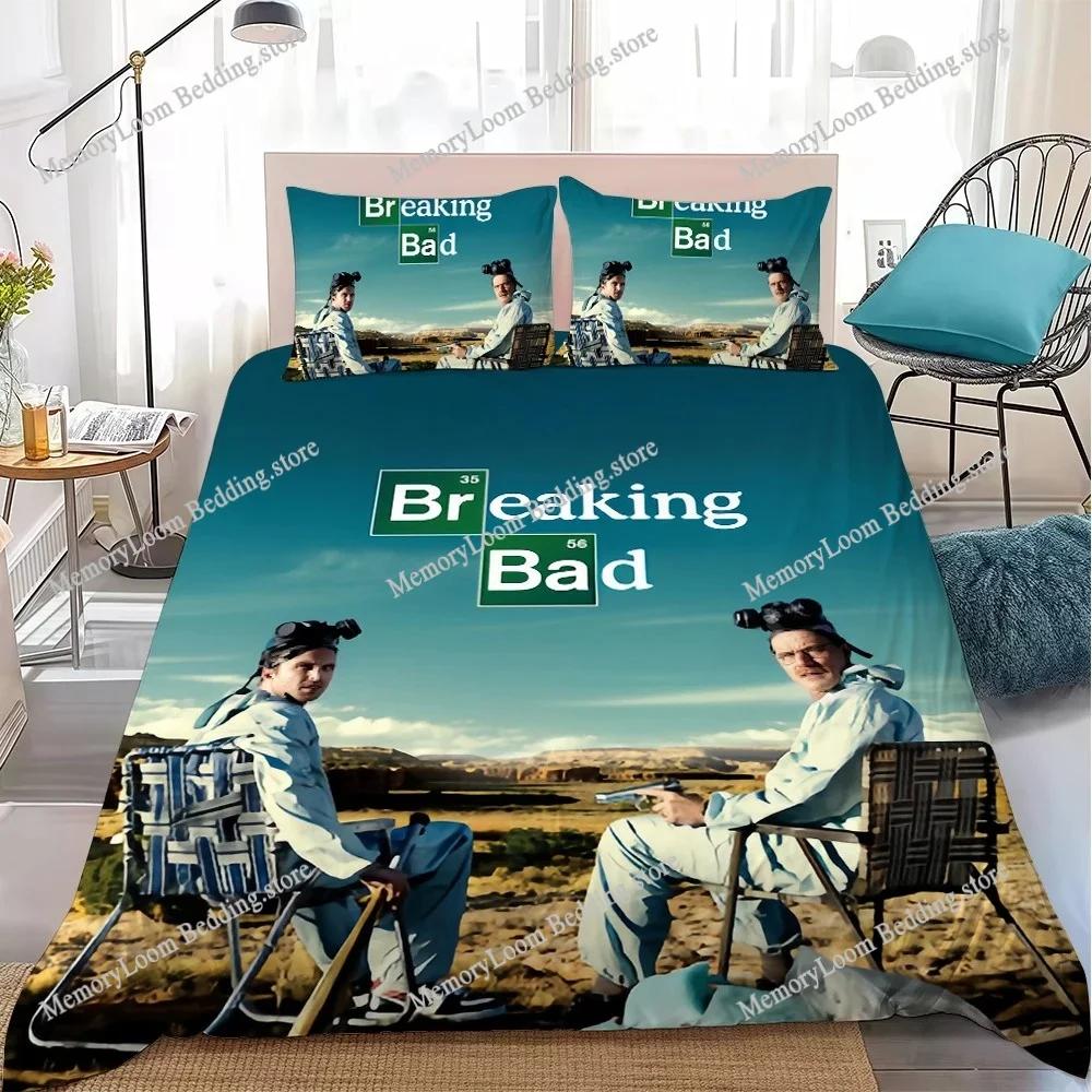 Film B-Breaking Bad Los Pollos Duvet Cover Set Bedding Soft Laundry Cotton Bed Four Seasons Student Dormitory Home Textile