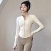 Yoga clothes, tops, professional running sports outdoor jackets, quick-drying fitness clothes, women's Pilates training clothes