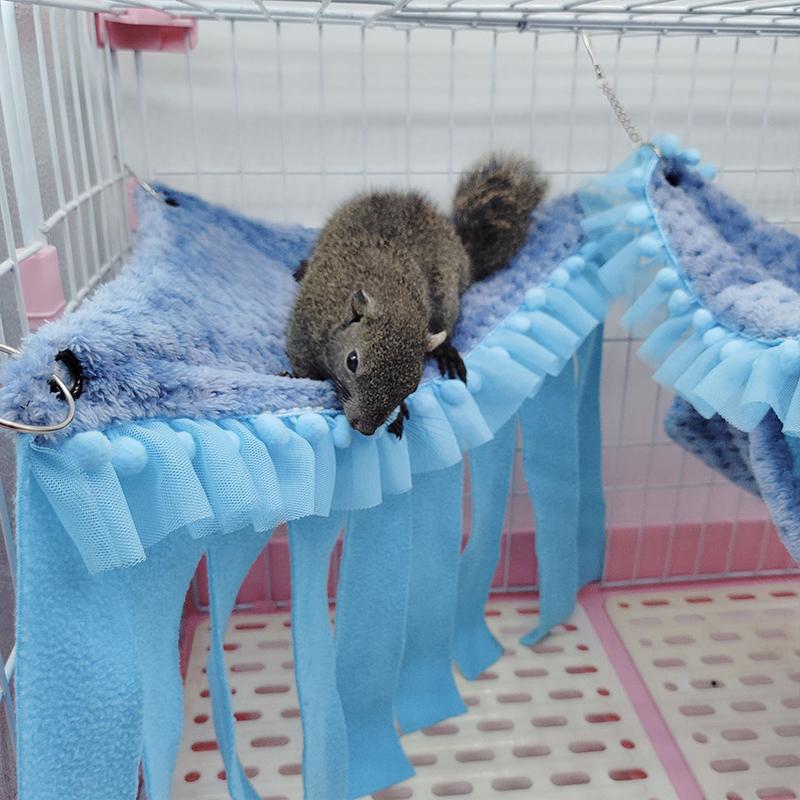 

Укрытие для белки, морской свинки, питомца, кружевной гамак, хомяк, теплое гнездо, клетка с кисточками, подвесной гамак-кровать