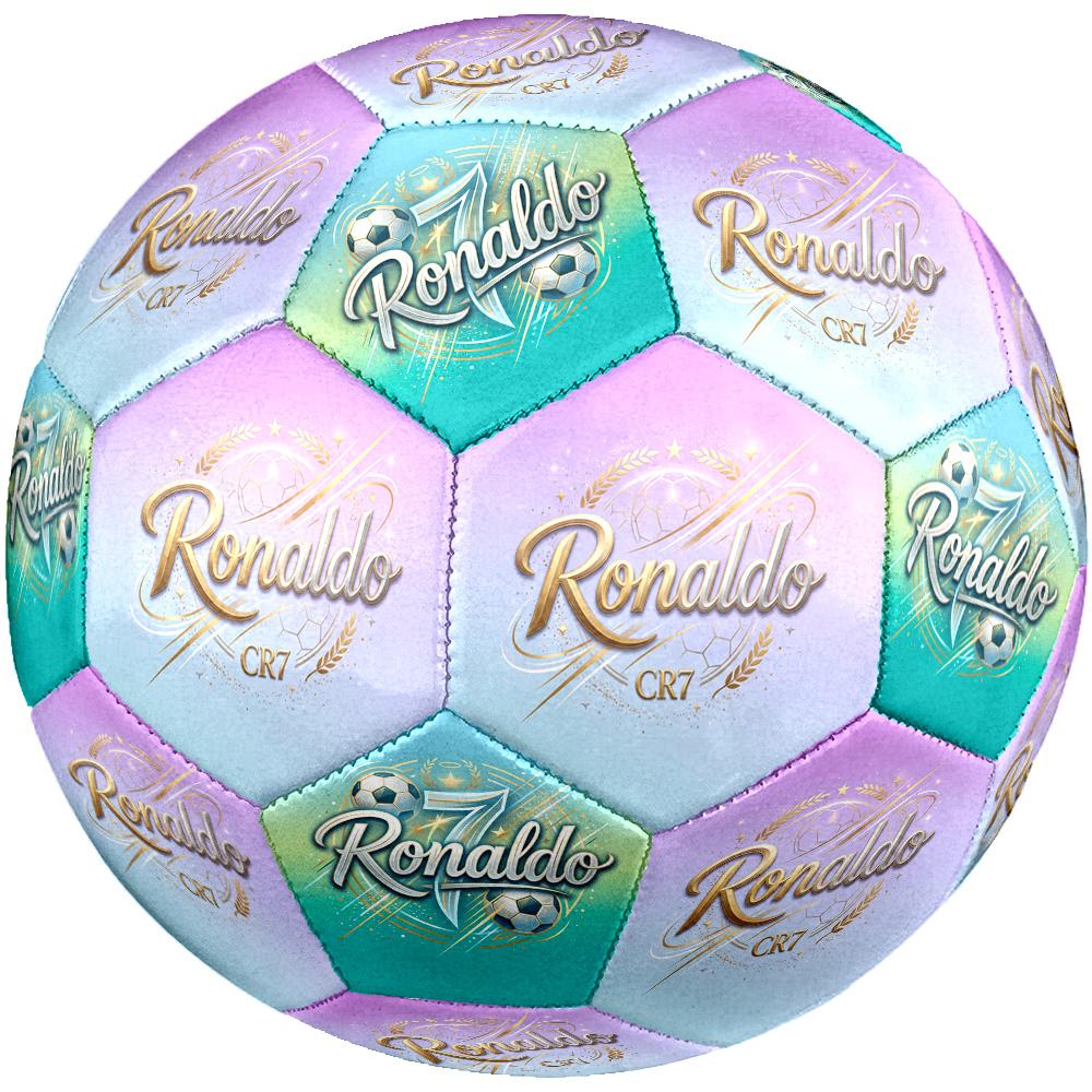 Ronaldo's Golden Celebration Size 5 Football Machine-Stitched Indoor/Outdoor Universal Football Sports Enthusiast Gifts