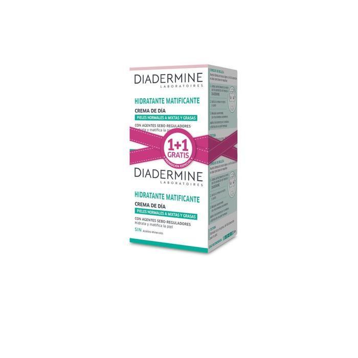 Hydratant - Diadermine - MATIFIANTE - 50ml - Tous types de peau - Application facile