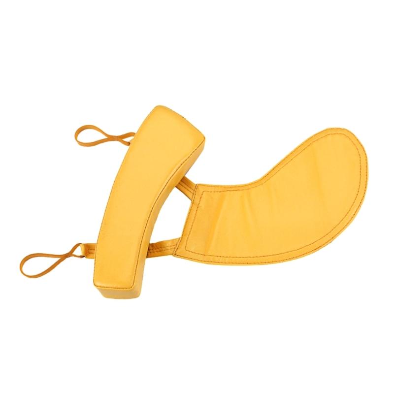 Violin Shoulder Rest Violin Chin Rest Large Violin Shoulder Pad Sheepskin Shoulder Pad Chin Pad Protector 1/4-1/2 4/4 large