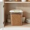 Insect Proof Pet Food Container with Wheel Rice Dispenser Durable Pet Food Storage Jar  Flour