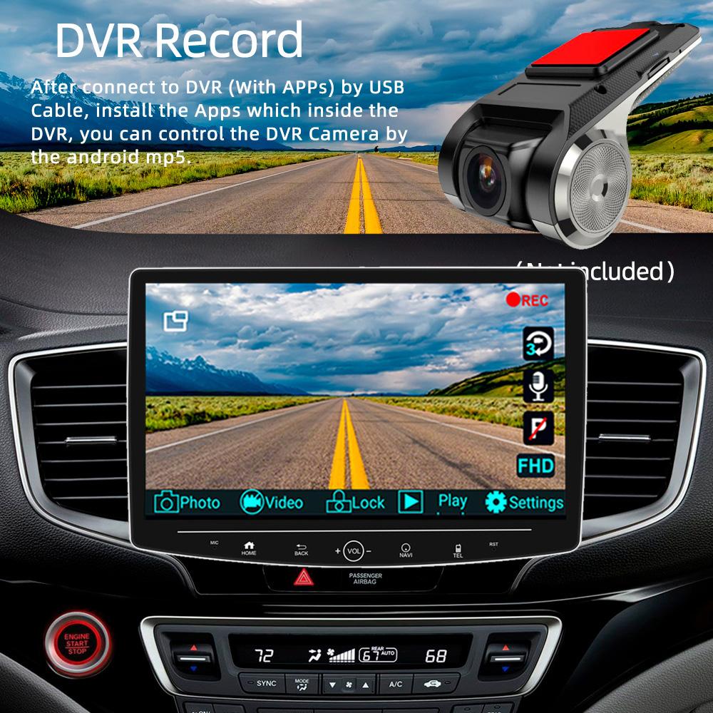 10.1 Inch Rotate Car Radio Knob Button Android Auto Apply Carplay DVD Multimedia Player Car Stereo GPS QLED Universal 1 Din