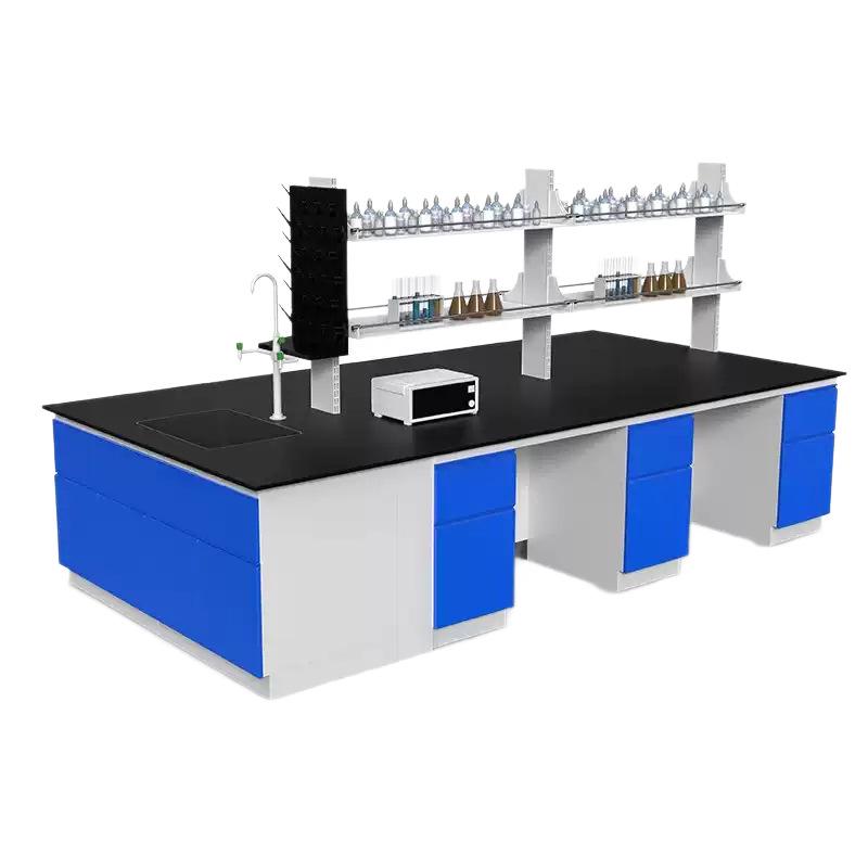 Acid & Alkali Resistant Steel-Wood Laboratory Workbench
