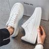 Little White Shoes Men's Summer Breathable Teen Casual Versatile Men's Shoes 2024 New Student Pure White Sports Board Shoes