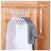 9 Hole Magic Hanger Creative Multi-functional Hanger Household Internet Popular Magic Storage Artifact Non-slip Drying Rack