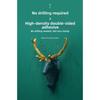 Cintre Bois de Cerf Crochets Adhésifs Design Élégant Crochets Adhésifs Crochets Adhésifs Gel Double Face Haute Densité Forte Capacité de Charge