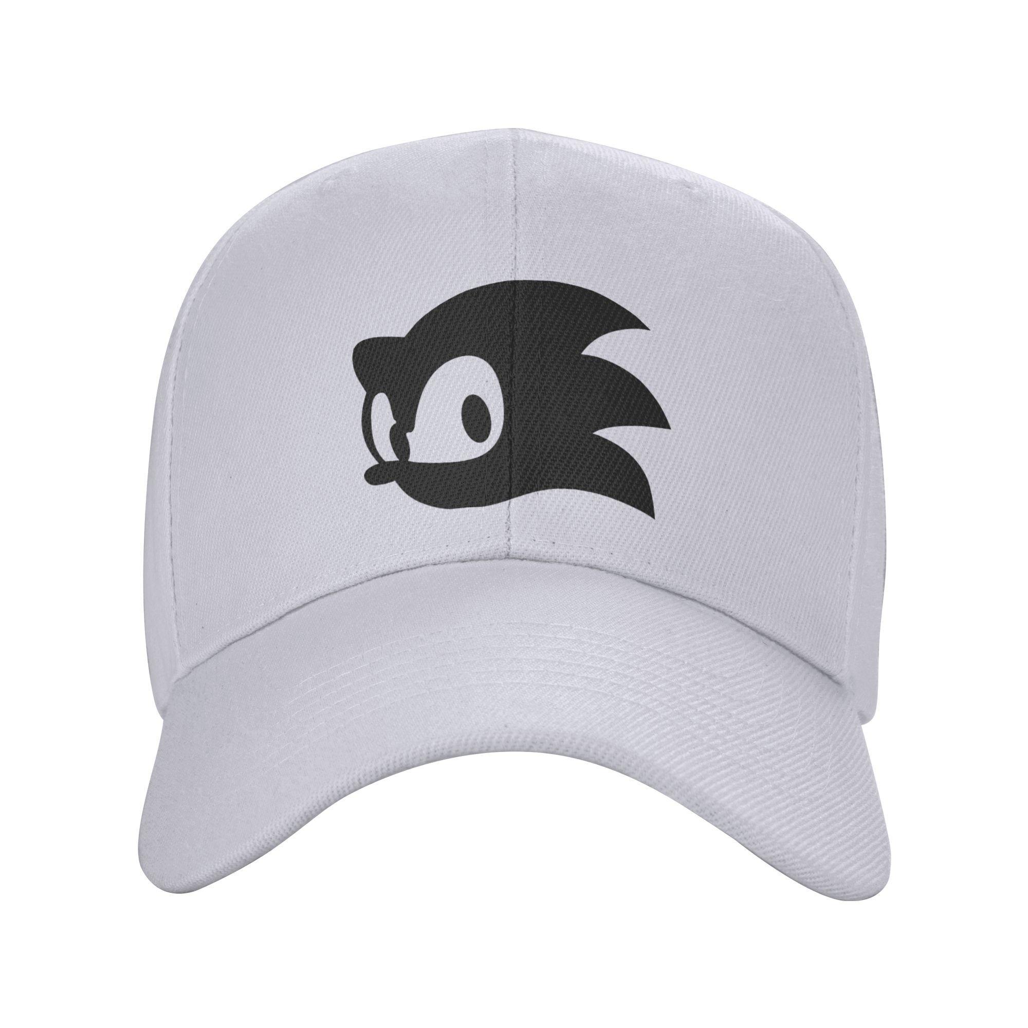 

S-Soniced Head Logo Baseball Cap Anime Outdoor Gym Sunscreen Trucker Hat Female Male Streetwear Print Baseball Caps One Size