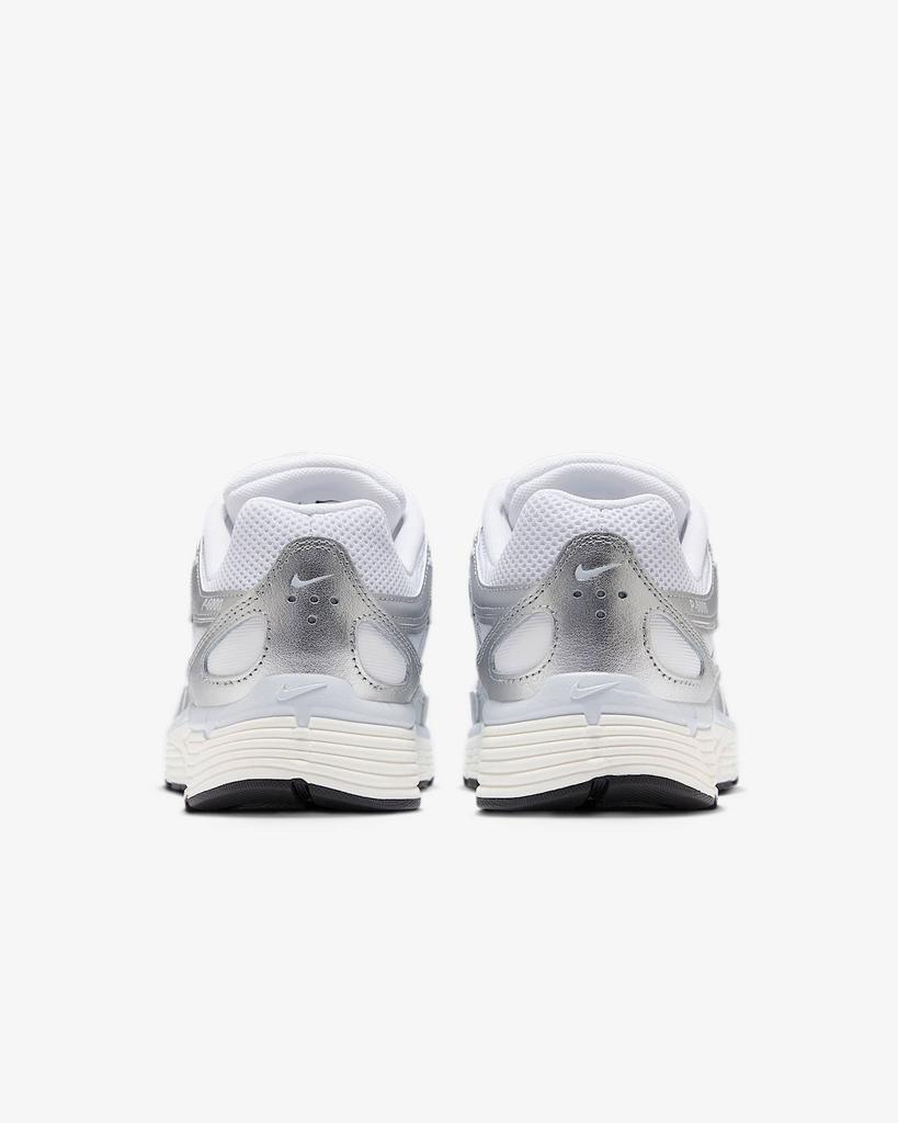 BV1021-106 Nike P-6000 White Blue Tint Sail Metallic Silver (Women's)