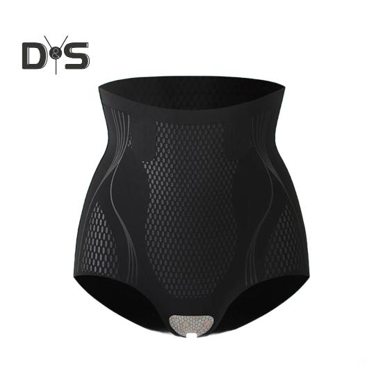

Женские трусы с высокой талией, корректирующее нижнее белье, утягивающее ягодицы, тонкие, корректирующие живот, эластичные трусики, компрессионные, бесшовные, с хорошей воздухопроницаемостью, послеродовые трусы M чёрный