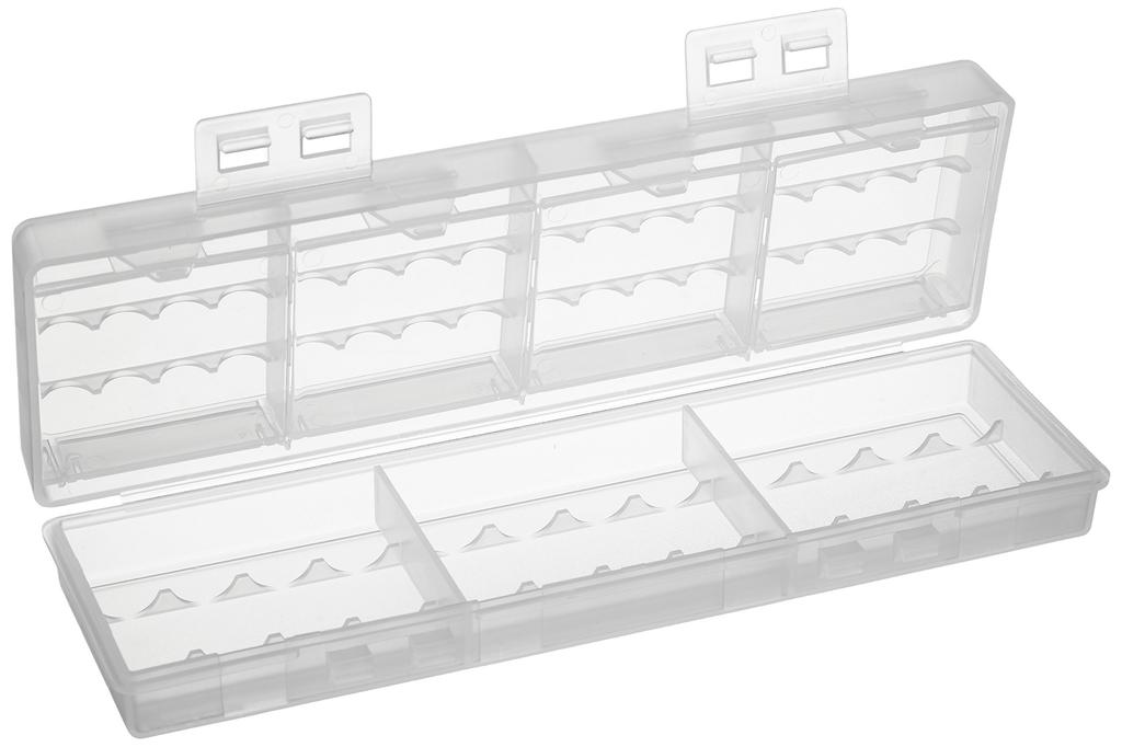 SANWA SUPPLY Battery Case and AAA Large (AA Compatible, Capacity, Clear) DG-BT6C