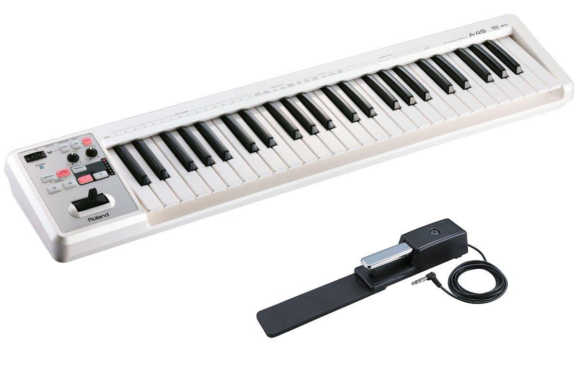 

Roland WH Белая педальная MIDI-клавиатура Roland/A-49 [набор DP-10! ] 49-клавишная