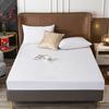 Levivel Elastic Velvet Bed Cover Bed Sheets Set Padded Mattress Cover Soft Queen King Solid Color 150 /160x200 For