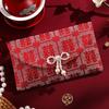 Chinese Style Wedding Red Envelope Traditional Hongbao Lucky Money Packet Blessing Magnetic Snap Red Pocket Senior Gift