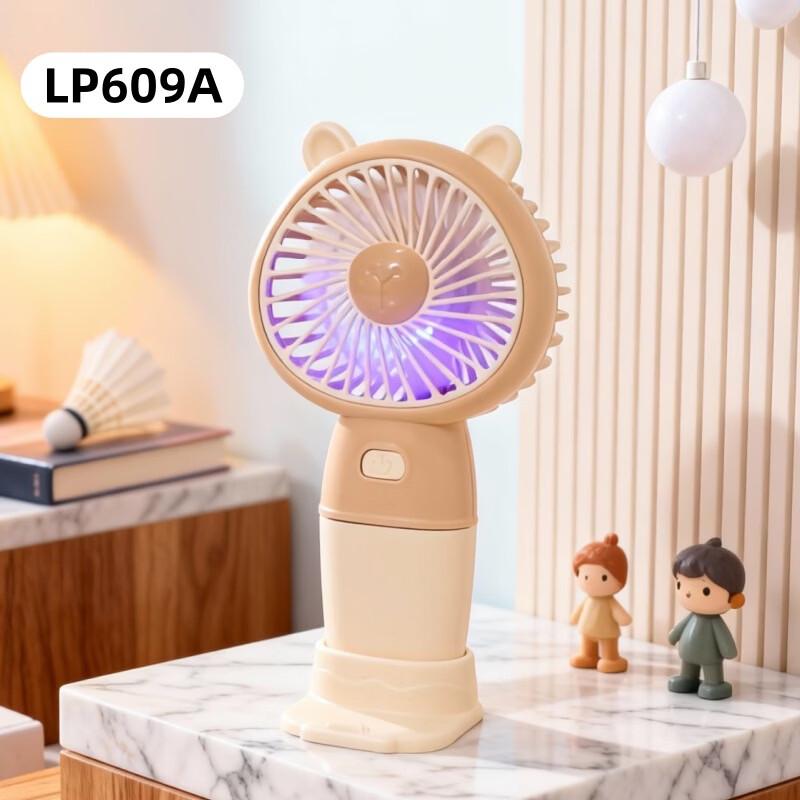 LINGPAN Cute Bear Mini Handheld Fan 5-Pack