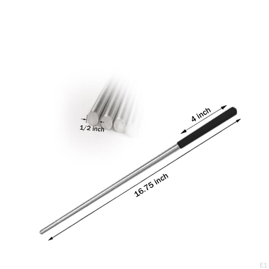 Garage Door Winding Bar with NonSlip Handles HighStrength Rods Solid Steel