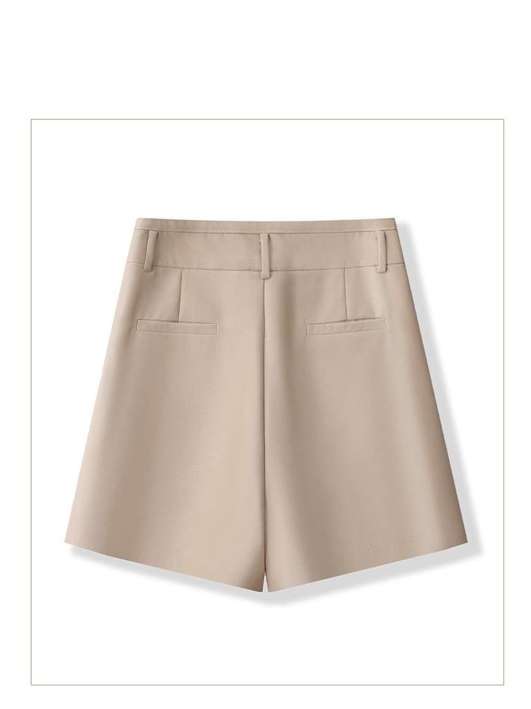 Women's A-line High Waist Wide Leg Summer Shorts