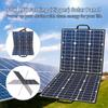 Refurbished:Flashfish SP50 50W 18V Solar Panel with 4 DC Connectors, Portable Foldable PV Panels Monocrystalline Solar Panel