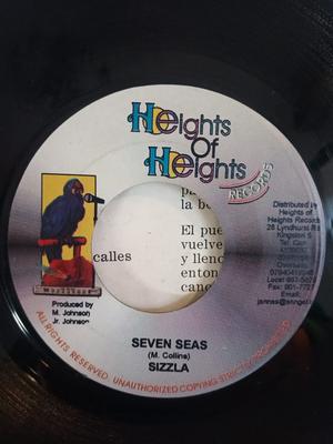 7inch Record SIZZLA - Seven Seas NONE Heights Of Heig Jamaica Reggae, Ska & Dub Used