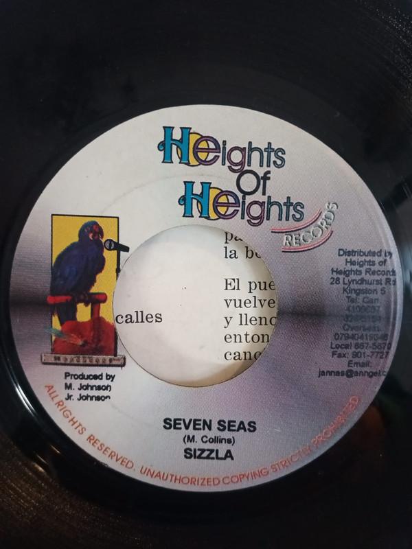 

7inch Record SIZZLA - Seven Seas NONE Heights Of Heig Jamaica Reggae, Ska & Dub Used