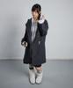CGP (Women) Double-Button Long Coat - Dark Grey