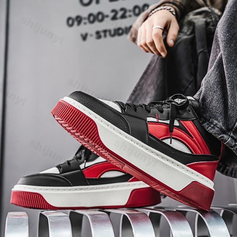 Fashion 2025 Autumn New Men's Low Top Thick Sole Casual Sport Shoes Fashion Trend Versatile Comfortable Non Slip Niche Platform sneakers