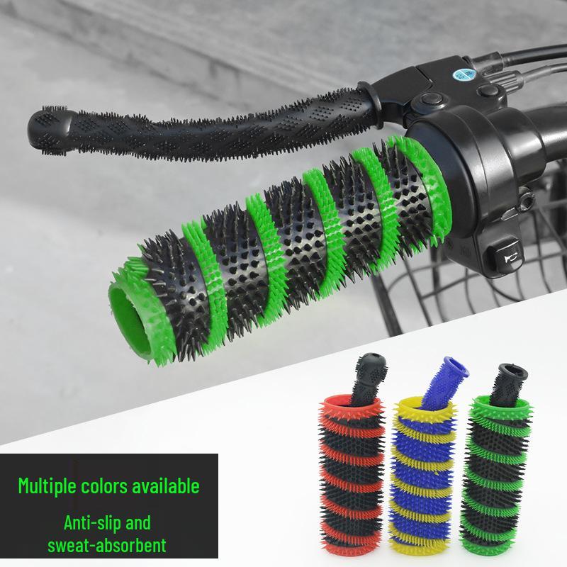 Electric Motorcycle Anti-Slip Rubber Handle & Brake Grip Sleeves