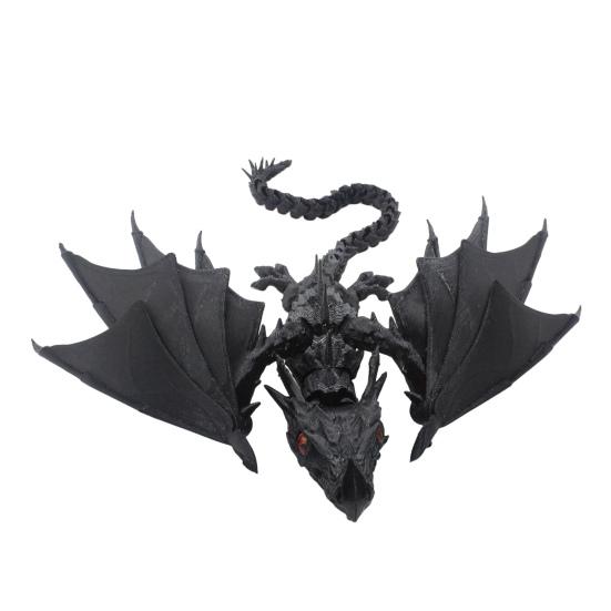 3D Printed Winged Dragon Figurine Movable Joints Flying Dragon Figure Articulated Dragon Model Fidget Toy Desktop Decoration Ornament