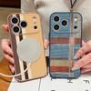 Luxury Cloth Texture Case For iPhone 17 Pro Max iPhone 16 15 14 13 Pro Max Magnetic For Magsafe Hybrid TPU+PC Matte Cover