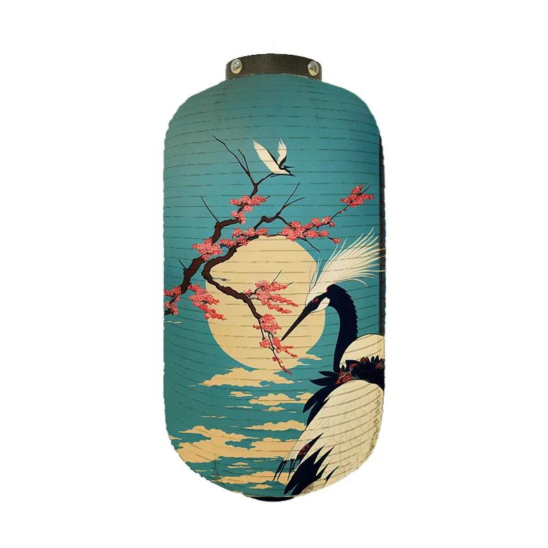 Japońska Lampion Wedding Decoration Ukiyo-E Drukowany Sashimi Cuisine Restauracja Wystrój Lampa Festiwalowe Artykuły Imprezowe Tkaninowy Lampion