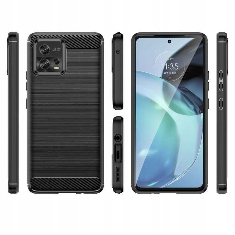 Sc Carbon Motorola Moto G72 Czarny