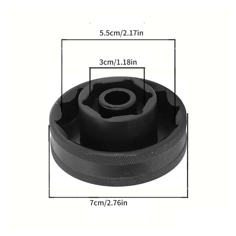 Verbessertes 55mm+30mm Radmutter-Steckschlüsselwerkzeug Praktisches & Zuverlässiges Reparaturwerkzeug für Motorräder für 1098 1198 1199S Langlebig