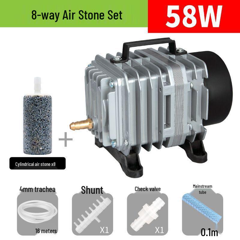 High-Power Electromagnetic Aquarium Aeration Pump for Fish Tanks & Ponds