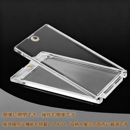 BOJIDO Magnetic Loader, 35pt, Set of 10, Card Loader, Card Case, UV Protection, Transparent, Card Protection, Storage, Inner Dimensions: 63x88mm, Thic